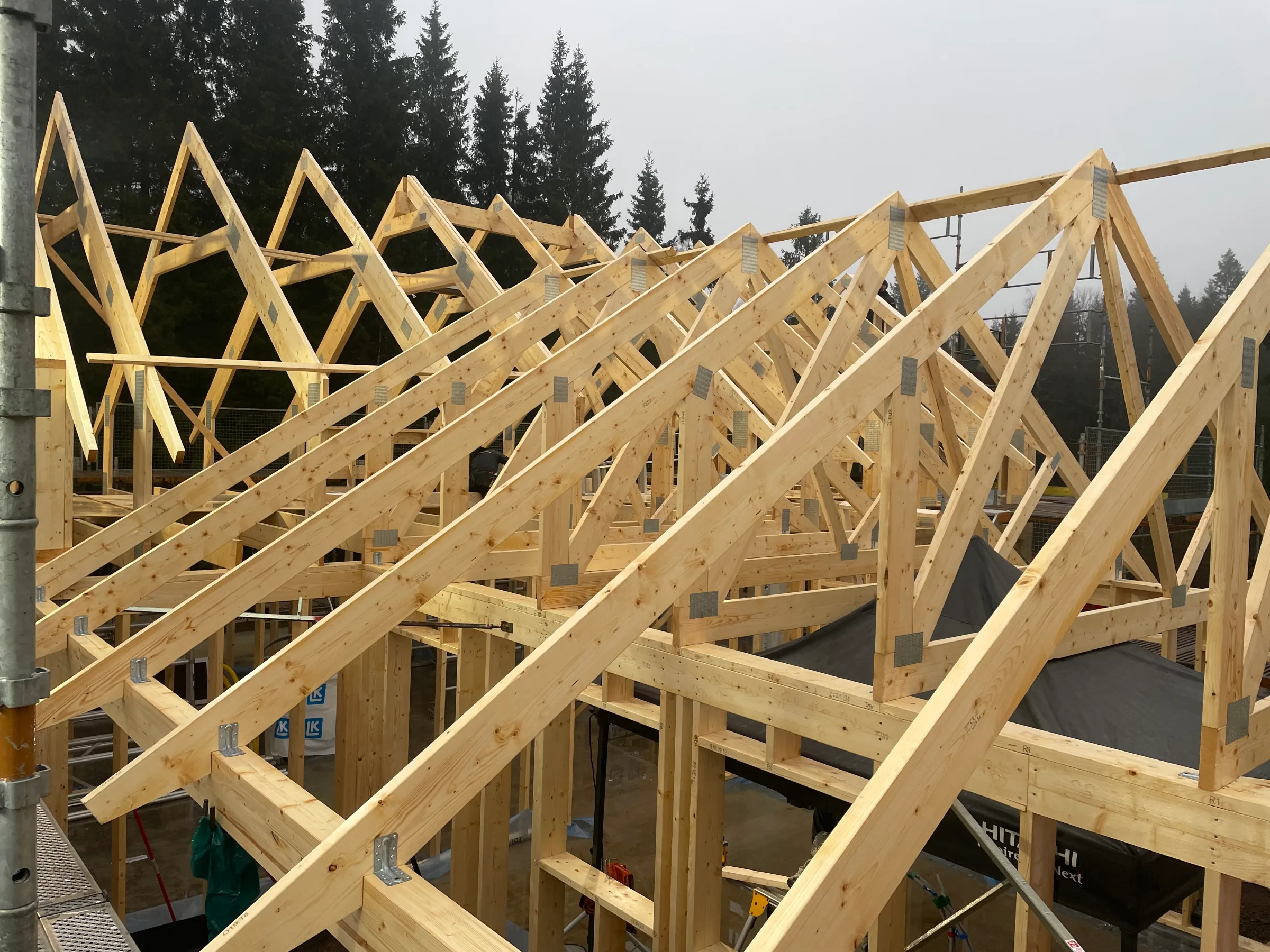 Stomresning vid villaprojekt med kontrollpunkter under byggtiden